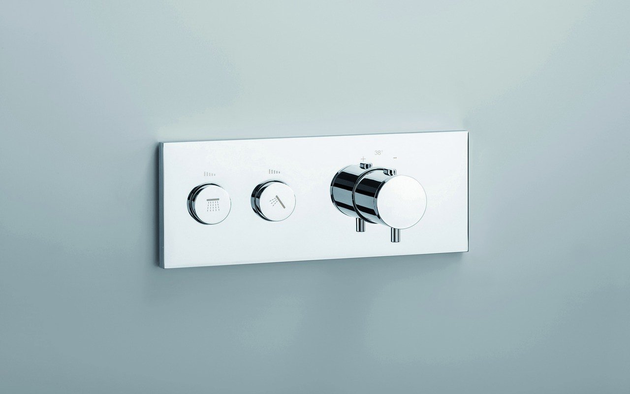 RD 712 H High Throughput Thermostatic Valve with 2 Independent Volume Controls 02